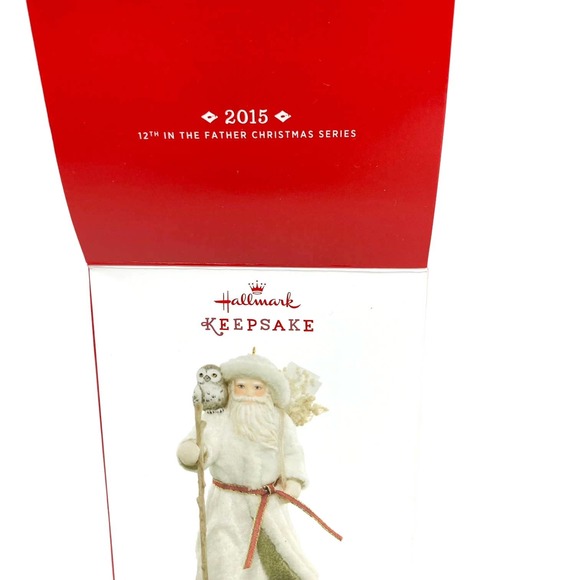 Hallmark Keepsake Ornament, Father Christmas with Owl, #12 of Father series - Picture 9 of 10